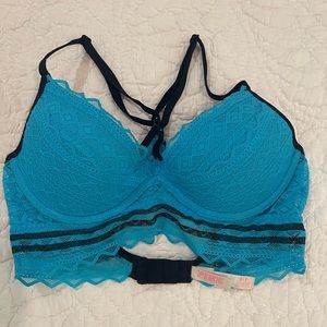 NWOT PINK Victoria’s Secret Racerback Lace Bralette